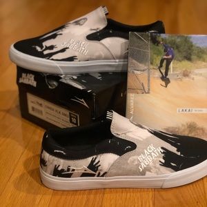 Deadstock limited edition Lakai Black Sabbath slip on shoes with OG all